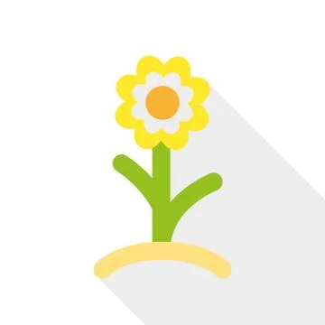 Flower icon Stock Illustration