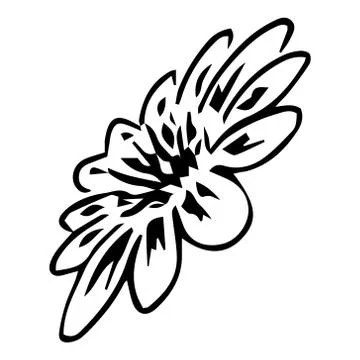 Flower icon. Stock Illustration