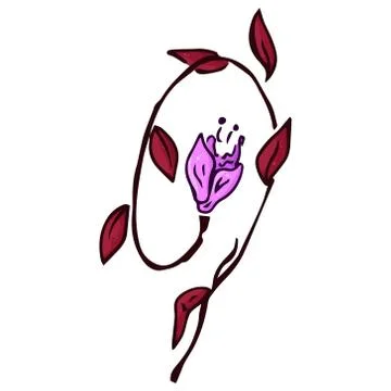 Flower icon. Stock Illustration