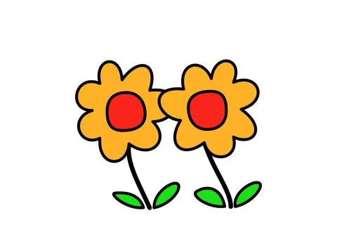 Flower icon. Stock Illustration