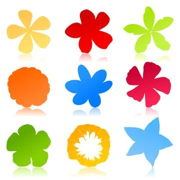 Flower icon 스톡 사진