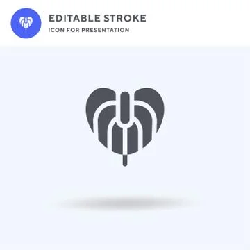 Flower icon vector, filled flat sign, solid pictogram isolated on white, logo イラスト素材