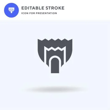 Flower icon vector, filled flat sign, solid pictogram isolated on white, logo Stock Illustration