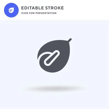 Flower icon vector, filled flat sign, solid pictogram isolated on white, logo Stock Illustration