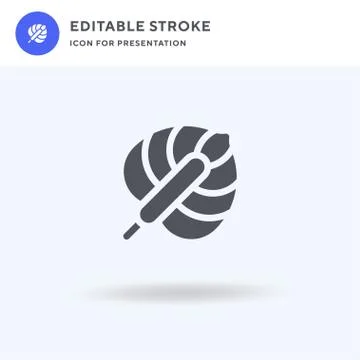 Flower icon vector, filled flat sign, solid pictogram isolated on white, logo 스톡 일러스트