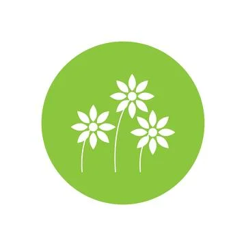 Flower icon vector Illustrazione stock