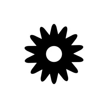 Flower icon vector Illustrazione stock