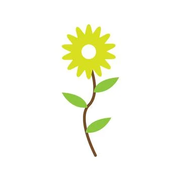 Flower icon vector Illustrazione stock