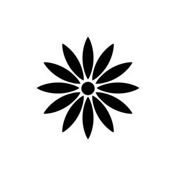 Flower icon vector Stock Illustration