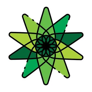 Flower icon vector Stock Illustration