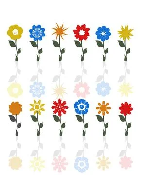Flower icon3 Stockfoto's