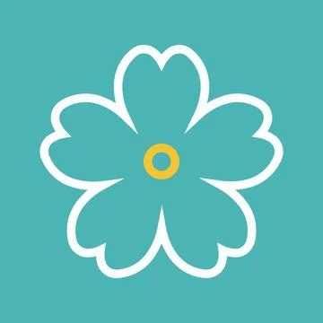 Flower icons set Vector illustration isolated on white background. Flower icon. Stock Illustration