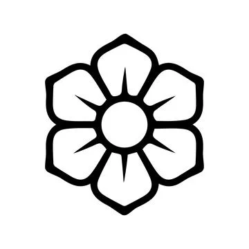 Flower icons vector collection, illustration logo template in trendy style Stock Illustration
