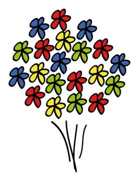 Flower Illustrazione stock