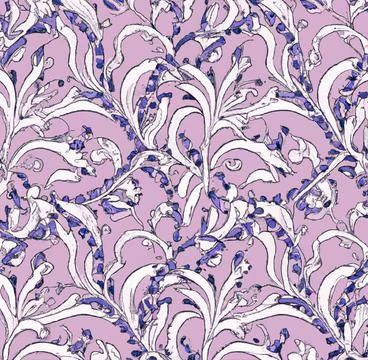 Flower illustration pattern stock vector Illustrazione stock