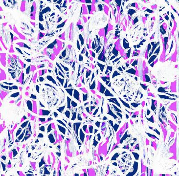 Flower illustration pattern stock vector Foto stock