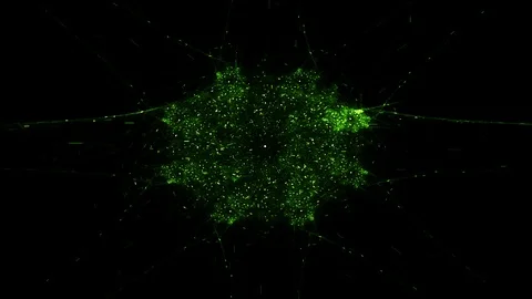 Flower of Inca. Maya star. Sacral sign of Indian. Mystical whirlpool. Stock Footage 124611541