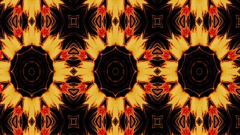 Flower kaleidoscopic  Stock Footage 122438549