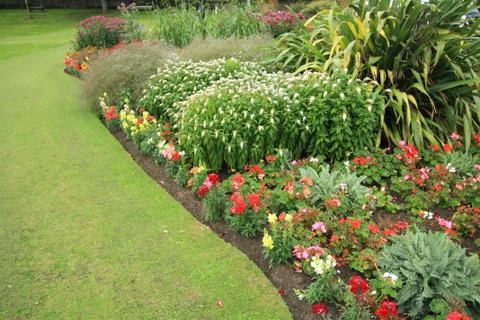 Flower landscaping Stock Photos