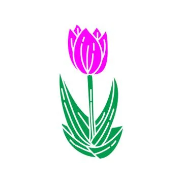 Flower Leaf Illustration Design Template Vector Illustration