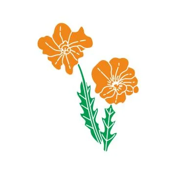 Flower Leaf Illustration Design Template Vector Illustration