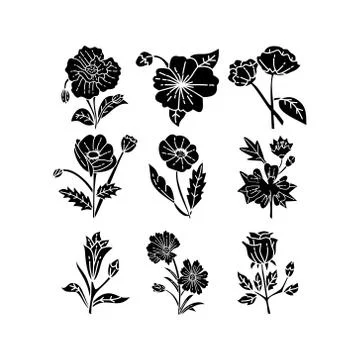 Flower Leaf Illustration Design Template Vector Illustration
