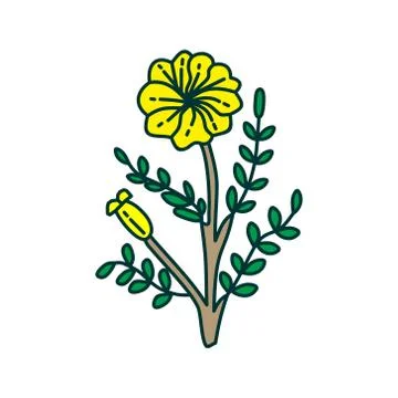 Flower Leaf Illustration Design Template Vector Illustration