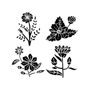 Flower Leaf Illustration Design Template Vector Illustration