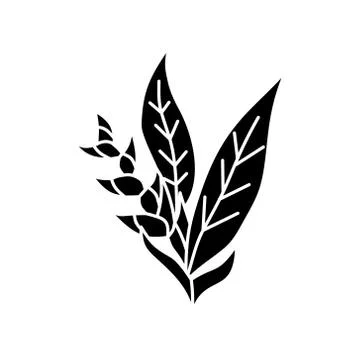 Flower Leaf Illustration Design Template Vector Stock-Illustration