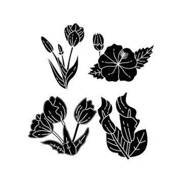 Flower Leaf Illustration Design Template Vector Illustration