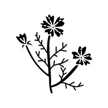 Flower Leaf Illustration Design Template Vector Illustration