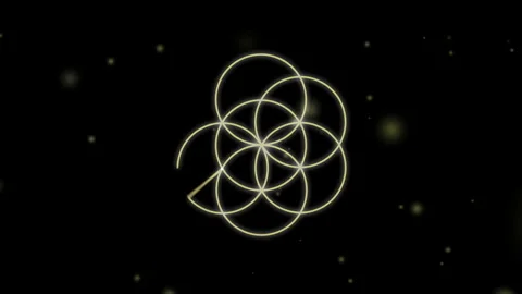 The Flower of Life Stock Footage 154197300