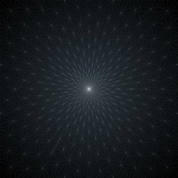 Flower of life geometry pattern. Stock-Illustration
