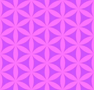 Flower of life seamless pattern. Stock Illustration