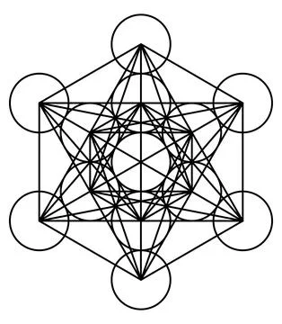Flower of life vector for background isolated on white background Stock Illustration