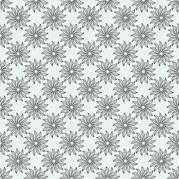 Flower lines Stock Illustration