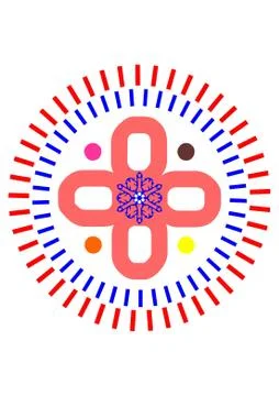 Flower Logo Design Stock Illustration