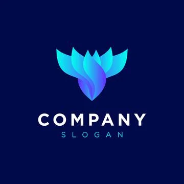Flower Logo Icon Vector Template for corporate company Stock Illustration
