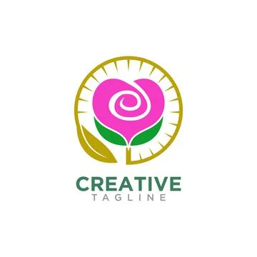 Flower logo Stock Illustration