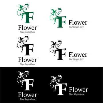 Flower logo Template Stock Illustration