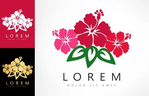 Flower logo vector. Plant design. Stock Illustration