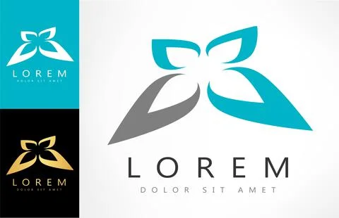 Flower logo vector. Plant design. Stock Illustration