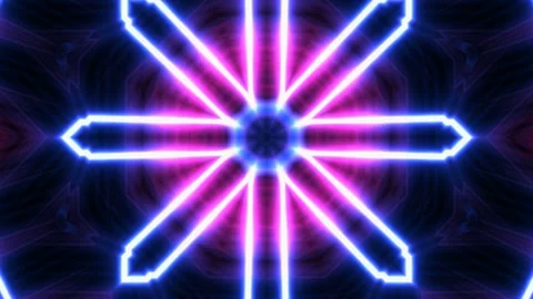 Flower Loop Kaleidoscope Stock Footage 219324580