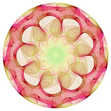 Flower Mandala Illustrazione stock