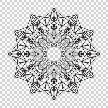 Flower Mandala Stock Illustration