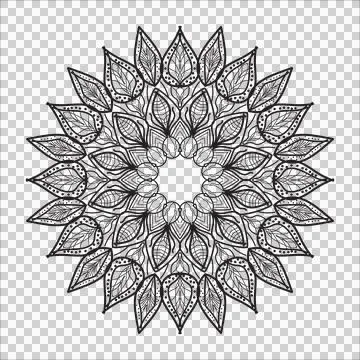 Flower Mandala Illustrazione stock
