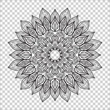Flower Mandala Stock Illustration