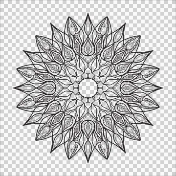 Flower Mandala Stock Illustration