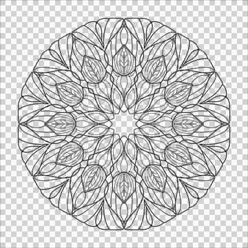 Flower Mandala Stock Illustration