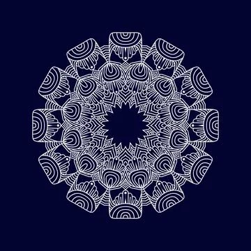 Flower mandala vector designs. Mandala art background Stock Illustration